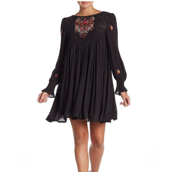 NWT Free People Moya Mohave Embroidered Mini Dress - Picture 2 of 7
